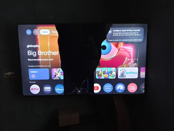 Tv TCL 55pol smart 4k vendo para concerto