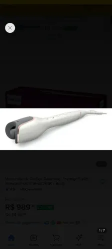 Modelador de cachos automático Philips