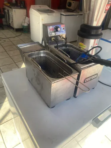 Fritadeira Elétrica Industrial 220V 5 Litros Inox Groydon