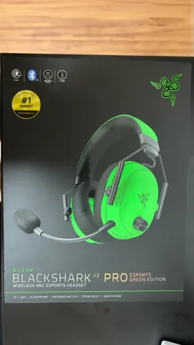 Razer Blackshark v3 pro - Pouquíssimo usado