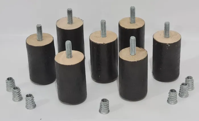 pé de cama box<br>7 peças de 6cm