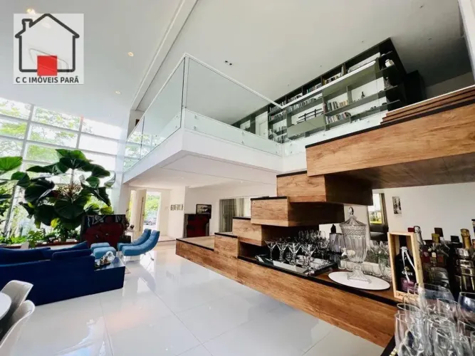 ÁGUA CRISTAL; Casa com 1.000 m² terreno, 5 Suítes, 8 Vagas de garagens.