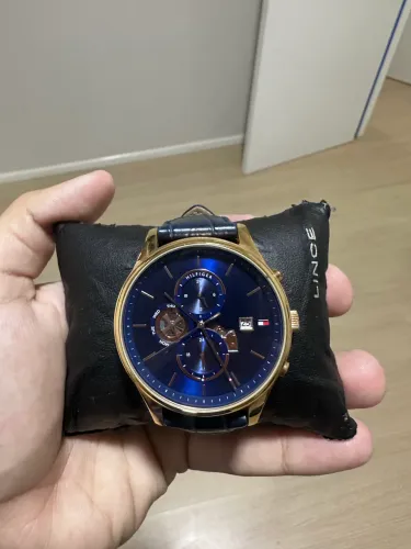 Relógio masculino Tommy Hilfiger Weston Tmy1710503 azul