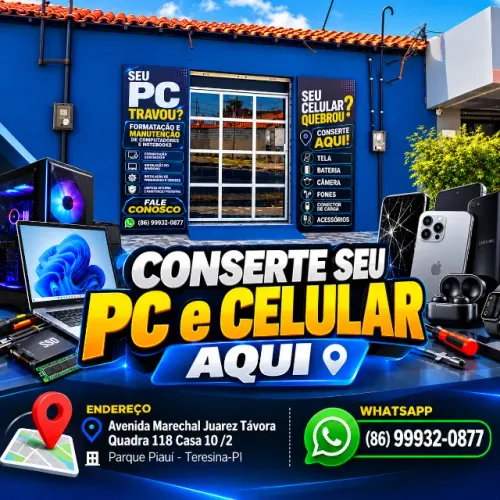 Serviços de Manutenção de Computadores e Celulares