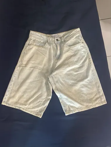Jorts jeans claro unissex