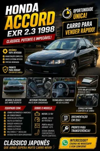 Honda Accord Sedan EXR 1998