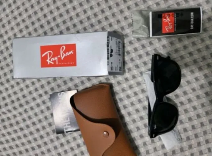 Óculos Ray-Ban Wayfarer ORB2140 Preto - size 54