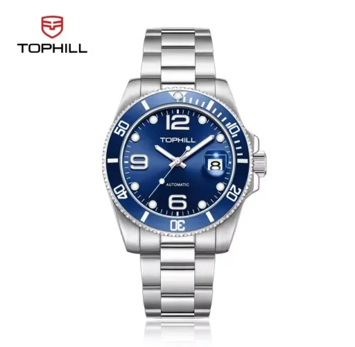 Relógio Automático Tophill TD006G azul
