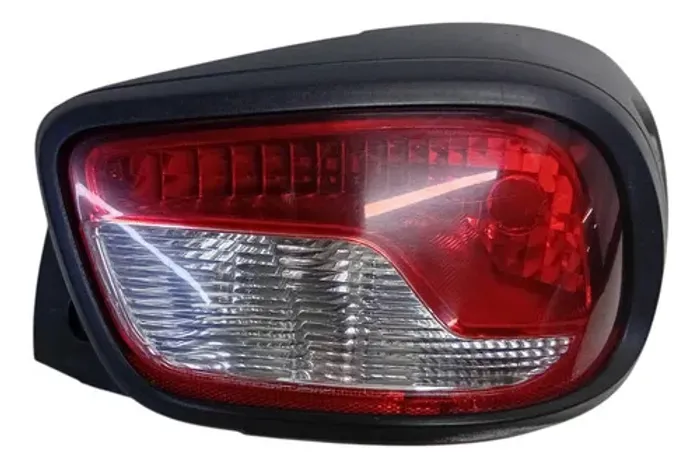 Lanterna Traseira Direi. + Moldura Kwid 2019 A 2022 (tl6653) Direito/passageiro Vermelho