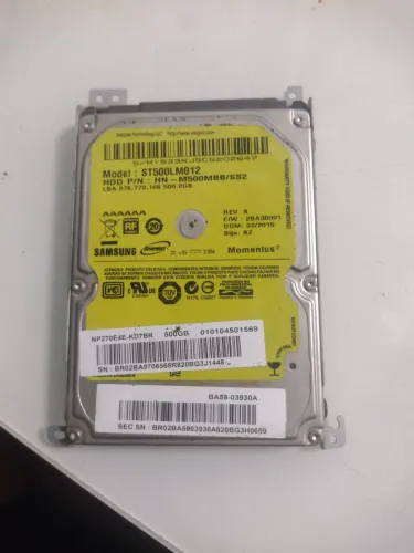 Samsung momentus ST500M012
