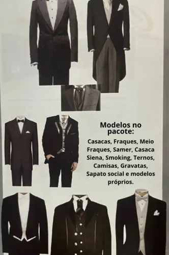 Vestiário para casamento e eventos