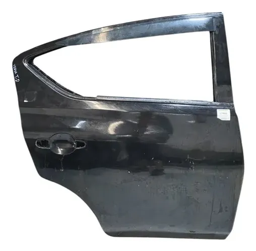 Porta Traseira Direita Nissan Versa 2014/2020 Traseira Direita Preto