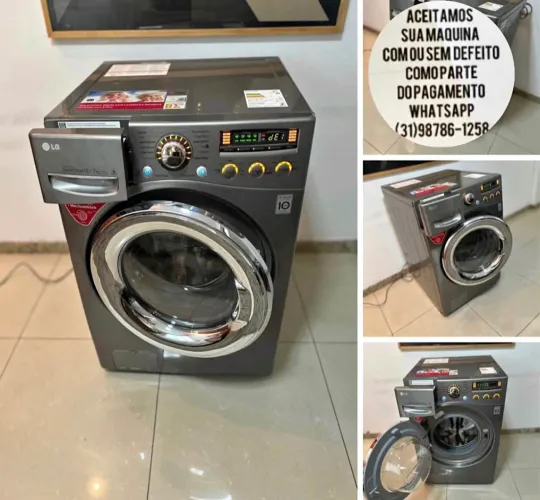Lava e Seca da Lg 12kg Inox COM Garantia Entregamos