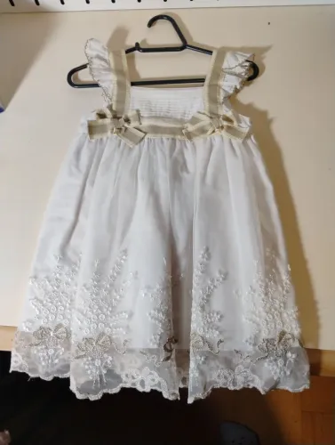 Vestido de batizado de luxo monnalisa