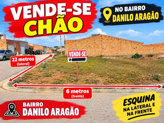 Vendo terreno no Danilo Aragao situado em nossa senhora da gloria 