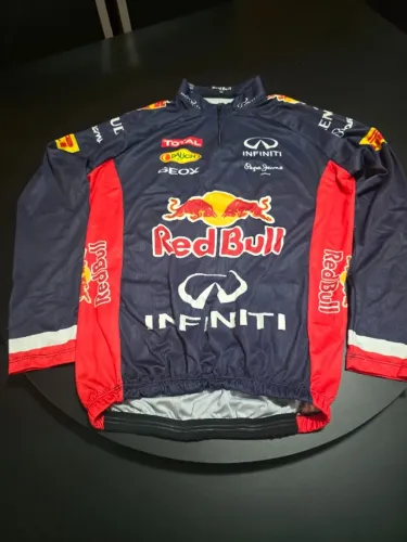 Camisa de ciclismo Red Bull tamanho G