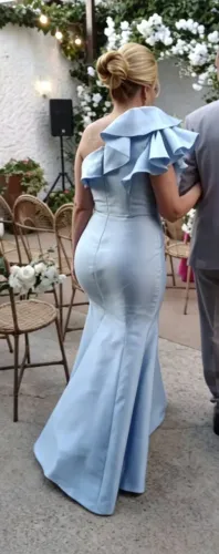 Vestido de festa Azul Serenity