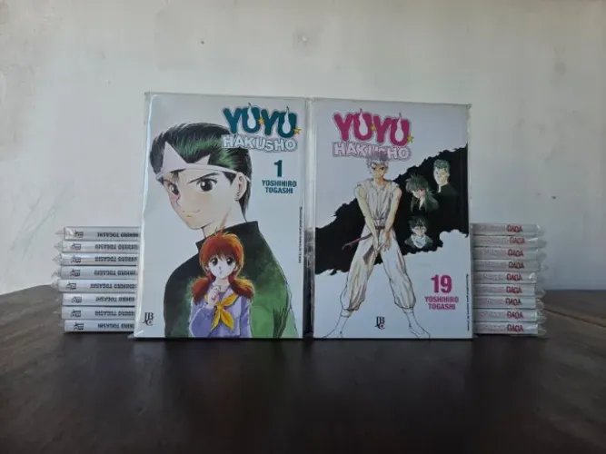 Yu Yu Hakusho 1 ao 19 - 2º edição editora jbc (usado)