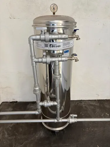 Filtro de água industrial Fusati inox