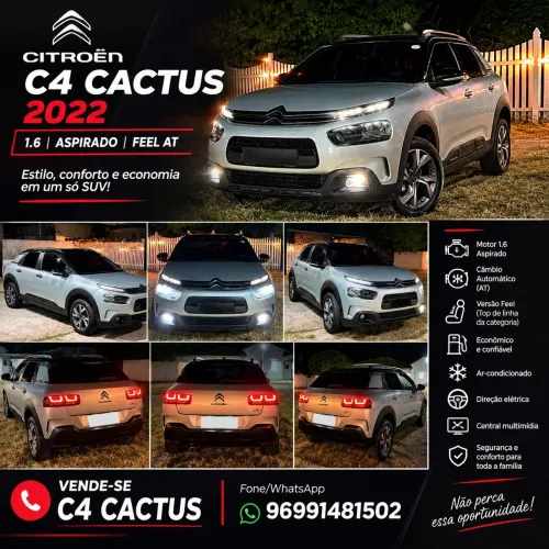 Citroen C4 Cactus Feel 1.6 16V Flex Aut. 2022