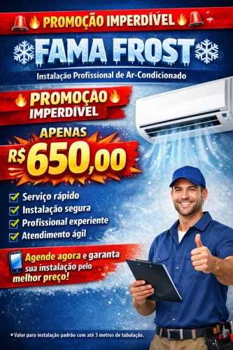 Instalação de ar condicionado