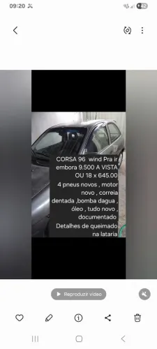 Chevrolet Corsa Wind 1.0 MPFI / EFI 2P (álcool) 1996