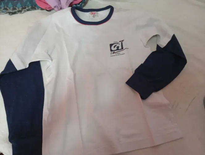 Uniforme Colégio Guilherme de Almeida. Camiseta manga longa