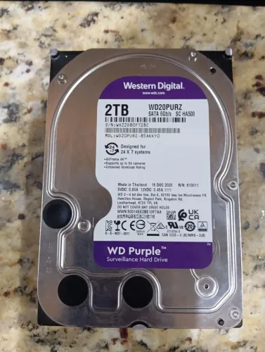 HD WESTERN DIGITAL PURPLE 2TB