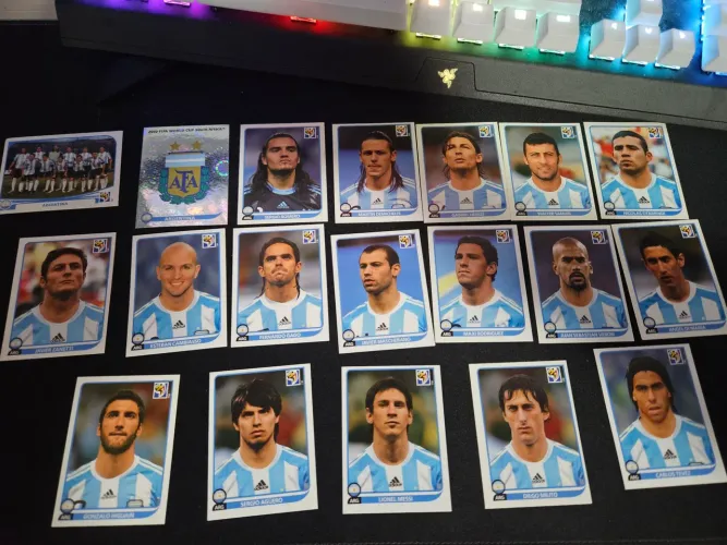 Figurinhas copa 2010 seleção Argentina completa