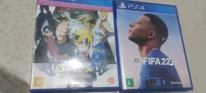 Jogos ps4 FIFA/Naruto 