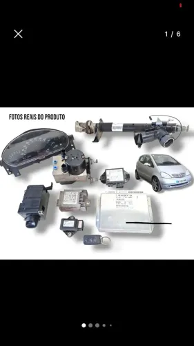 Módulo de injeção completo Mercedes Ckasse A 160/190 ano 2000 ....2005
