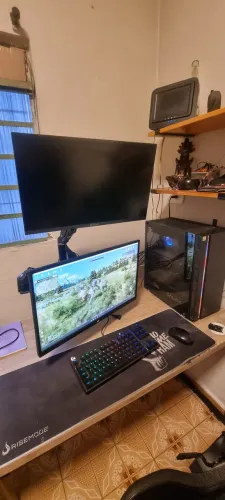 Pc gamer i5 10400f 16gb rtx2060 watercooler monitor 144hz e 165hz suporte para 2 monitores