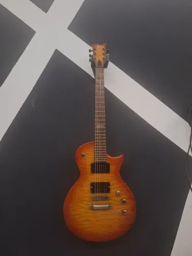 Guitarra Les Paul ESP LTD EC-100QM