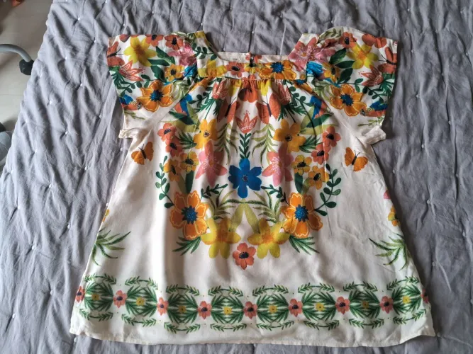 Blusa fábula floreio