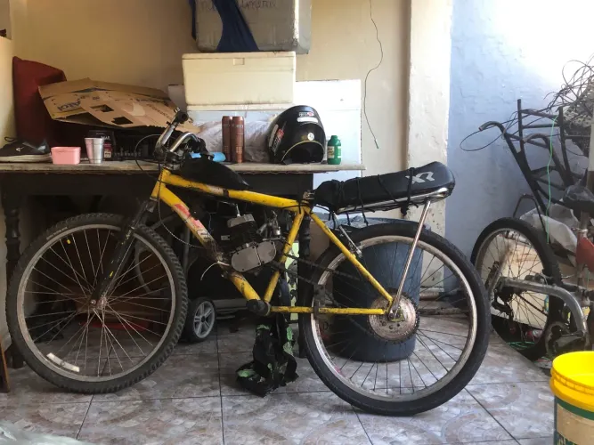 Bicicleta aro 26 motorizada