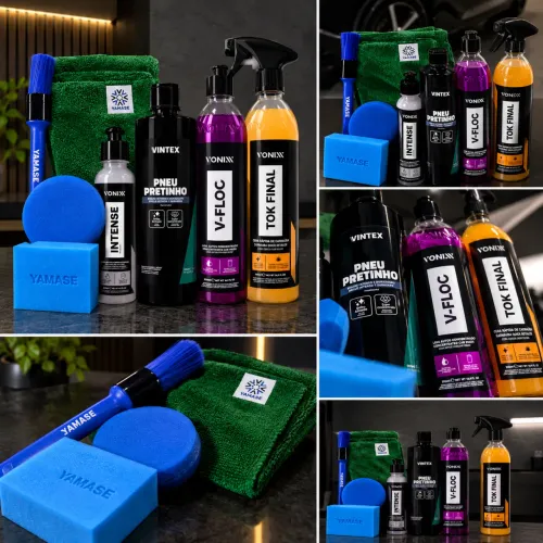 KIT COMPLETO DE LIMPEZA AUTOMOTIVA