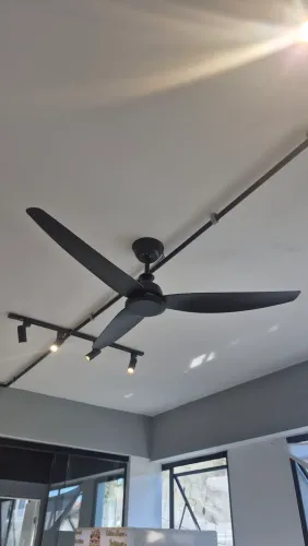 Ventilador de Teto 6 velocidades Preto