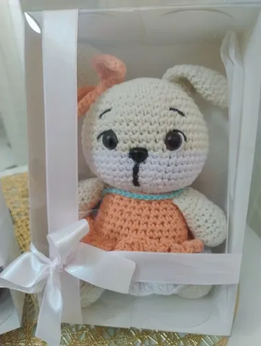 Brinquedo Coelho amigurumi