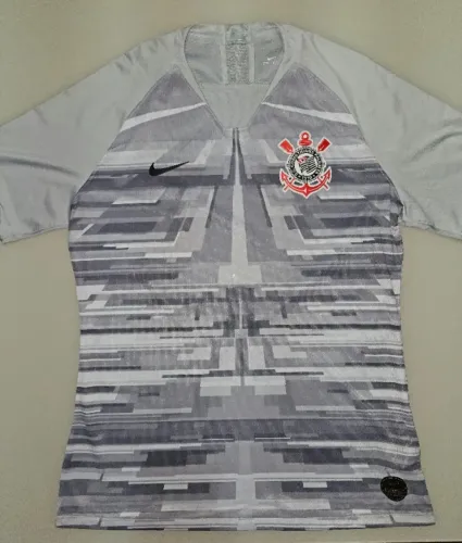 Camisa Corinthians 2019 Goleiro Jogador Cinza