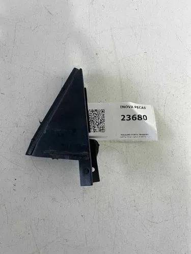 Moldura Porta Traseira Direita Ford New Fiesta 2012 Traseira Dir Preto