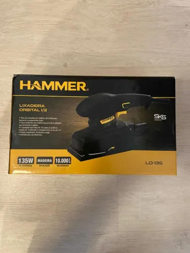 Lixadeira Orbital Hammer 135W 10.000 RPM