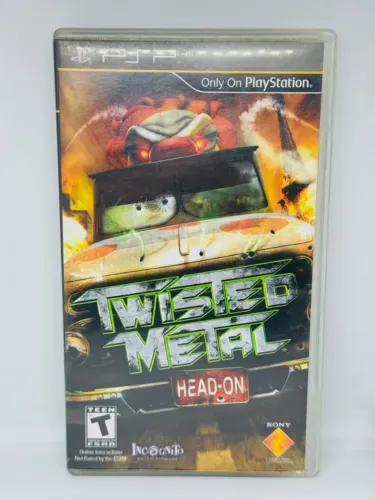 JOGO PSP TWISTED METAL HEAD ON ORIGINAL COM CAPA