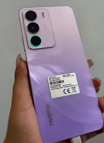 Telefone Com NFC e Bateria Boaa Realme - Modelo C71 - 256/8 Global Roxo