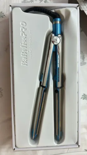 Chapinha de Cabelo Prancha Profissional BABYLISSPRO NANO TITANIUM