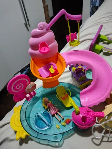 Polly Pocket Playset Parque do sorvete