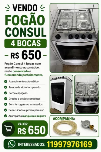 Fogão 4 bocas