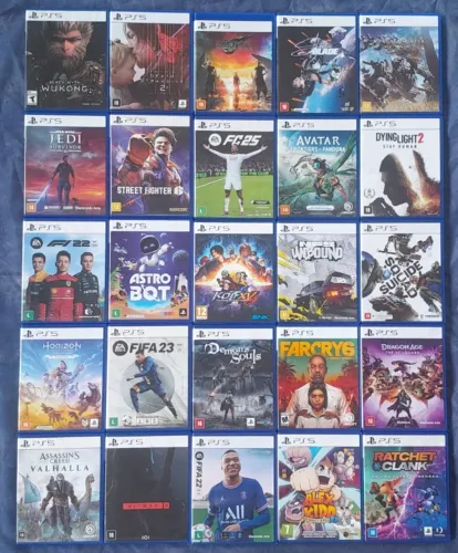 Jogos Ps5 usados Troca ou Venda - Valores variados