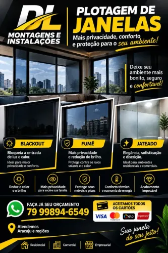 Películas pra portas e janelas fumê , blackout, jateada