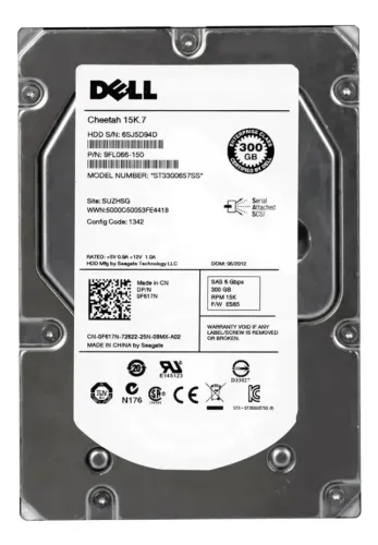 Hd Sas Dell Equallogic 15k.7 3.5 0959r4 959r4 St3300657ss 300gb (Recondicionado)