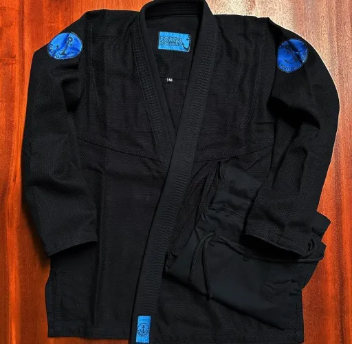 Kimono Porto Jiu-Jitsu Trançado Leve A3 - Estado de Novo